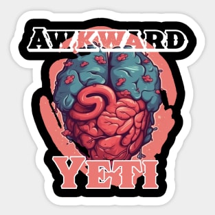 Awkward Yeti Sticker